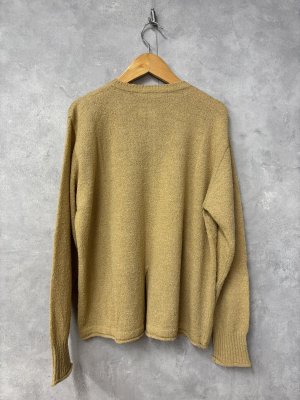 画像3: 2025秋冬　FITH 　リングヤーンカーディガン　10；黄　　サイズ；LL (3)