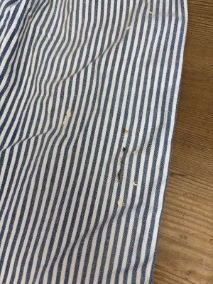 画像5: 2025秋冬　DENIMDUNGAREE　  ヒッコリー SNOOPY ダブルニー PN　14；ブルー (5)