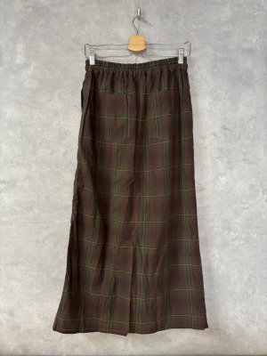 画像3: LILOU+LILY 　AUTUMN CHECK スカート　B.BURGUNDY　　size:38 (3)