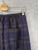 画像3: LILOU+LILY 　AUTUMN CHECK スカート　C.NAVY　　size:38 (3)