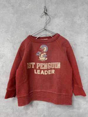 画像1: 2025秋冬　DENIMDUNGAREE　　ビンテージウラケ PENNIE LEADER スウェット　　55；濃赤 (1)