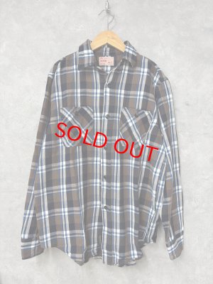 画像1: 2025秋冬　DENIMDUNGAREE　 ムラチェック シャツ　　7；茶 (1)