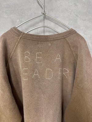 画像2: 2025秋冬　DENIMDUNGAREE　　ビンテージウラケ PENNIE LEADER スウェット　　7；茶 (2)