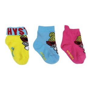 画像2: ☆MY FIRST HYSTERIC　ANGEL MINI BABY 3P ソックス　　90；マルチ (2)