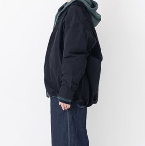 画像2: Veritecoeur    ユニセックスCNシャツジャケット　　カラー：D.navy (2)