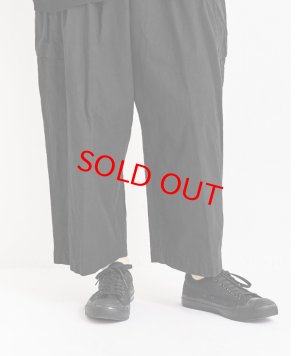 画像4: Veritecoeur    ユニセックスカーゴパンツ　　カラー：BLACK (4)