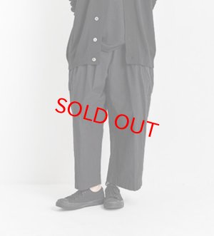 画像1: Veritecoeur    ユニセックスカーゴパンツ　　カラー：BLACK (1)