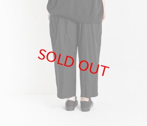 画像3: Veritecoeur    ユニセックスカーゴパンツ　　カラー：BLACK (3)