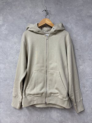 画像1: Veritecoeur   ユニセックスジップアップスウェット　　　カラー；ICEGRAY (1)