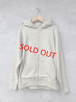 画像1: Veritecoeur   ユニセックスジップアップスウェット　　　カラー；ICEGRAY (1)