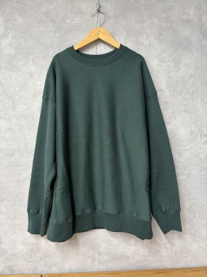 画像1: Veritecoeur   ユニセックスクルーネックスウェット　　　カラー；GREEN (1)