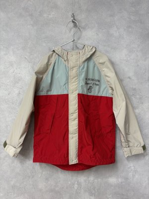 画像1: 2025秋冬　DENIMDUNGAREE　 エステルウェザー　PENNIE　マウンテンパーカー　91；クレイジー(レッド系)　 (1)