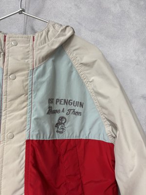 画像2: 2025秋冬　DENIMDUNGAREE　 エステルウェザー　PENNIE　マウンテンパーカー　91；クレイジー(レッド系)　 (2)