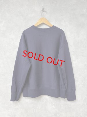 画像3: Veritecoeur   ユニセックスクルーネックスウェット　　　カラー；NAVY (3)