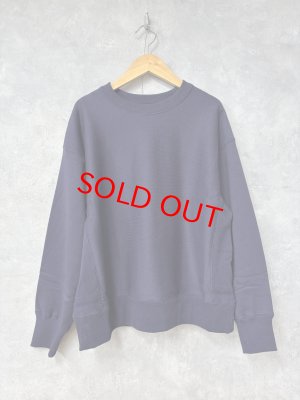 画像1: Veritecoeur   ユニセックスクルーネックスウェット　　　カラー；NAVY (1)