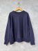 画像1: Veritecoeur   ユニセックスクルーネックスウェット　　　カラー；NAVY (1)