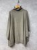 画像3: LILOU+LILY 　HIGH GAUGE KNIT BOTTLE NECK CAPE   　A.BEIGE  　size:38 (3)