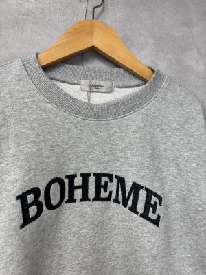 画像2: doux bleu　BOHEMEスウェット　　83；グレー　　サイズ；FREE (2)