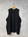 画像1: LILOU+LILY 　HIGH GAUGE KNIT LONGBEST   　D.BLACK　size:38 (1)