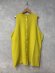 画像1: LILOU+LILY 　HIGH GAUGE KNIT LONGBEST   　B.YELLOW  　size:38 (1)