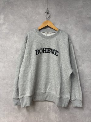 画像1: doux bleu　BOHEMEスウェット　　83；グレー　　サイズ；FREE (1)