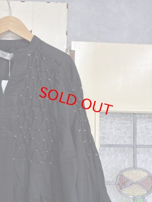 画像2: 40%offdouxbleu　スモッキングワンピース　　99；ブラック　サイズ；FREE (2)