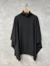 画像3: LILOU+LILY 　HIGH GAUGE KNIT BOTTLE NECK CAPE   　D.BLACK 　size:38 (3)