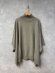 画像1: LILOU+LILY 　HIGH GAUGE KNIT BOTTLE NECK CAPE   　A.BEIGE  　size:38 (1)