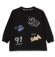 画像1: XLARGE KIDS　総柄グラフィティ長袖Tシャツ　　80；黒 (1)