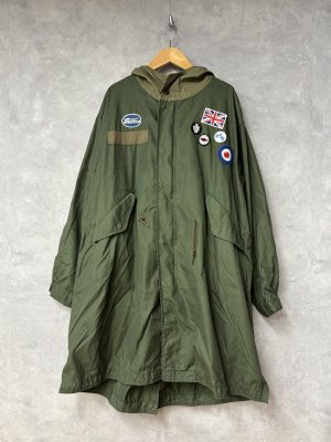 画像1: 2025秋冬　DENIMDUNGAREE　 	オックスフォード ワッペン モッズコート　　9；カーキ (1)