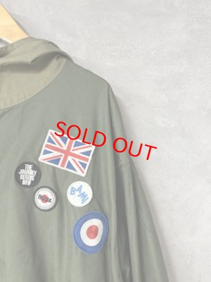 画像2: 2025秋冬　DENIMDUNGAREE　 	オックスフォード ワッペン モッズコート　　9；カーキ (2)