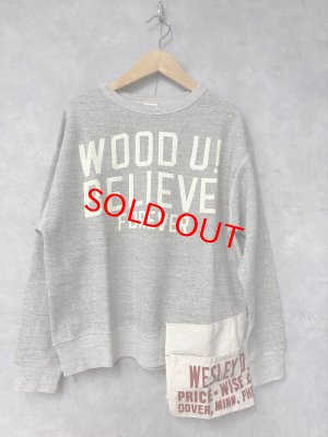 画像1: 40%off  DENIMDUNGAREE　　ウラケ エプロン スウェット　3；グレー (1)