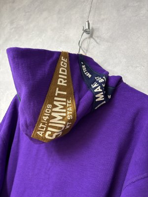 画像4: 2025秋冬　DENIMDUNGAREE  　  ウラケ ペナント パーカー  　14；ブルー (4)