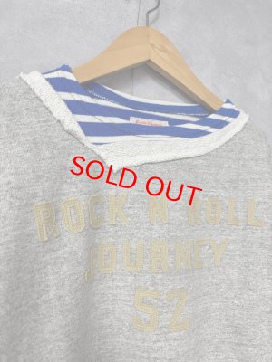 画像2: 2025秋冬　DENIMDUNGAREE　 ウラケ 52 レイヤード スウェット　　3；グレー (2)