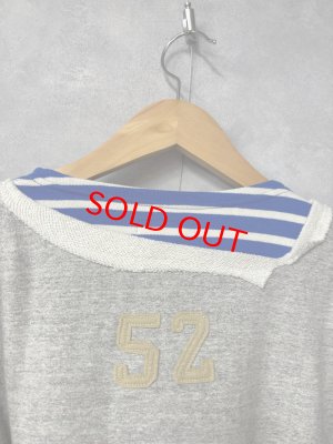 画像3: 2025秋冬　DENIMDUNGAREE　 ウラケ 52 レイヤード スウェット　　3；グレー (3)