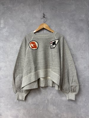 画像1: 2025秋冬 　GTH　	  ウラケ ワイド スウェット  	3；グレー　サイズ；F (1)