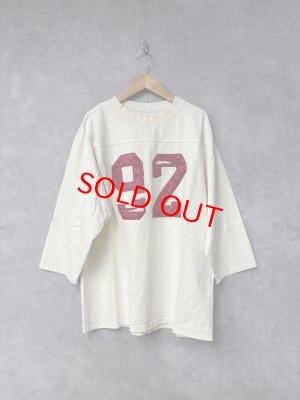 画像1: 2025秋冬　MARET(マレ)  　度詰め天竺ポロリングロンT　　1；白　　 (1)