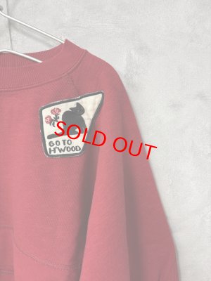 画像2: 2025秋冬 　GTH　	  ウラケ ワイド スウェット  	5；赤　サイズ；F (2)