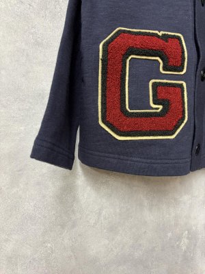 画像2: 2025秋冬 　GTH　  ウラケ レター カーディガン 　4；紺 (2)