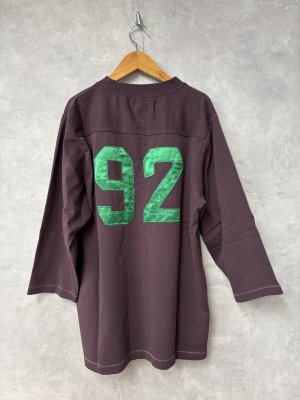 画像3: 2025秋冬　MARET(マレ)  　度詰め天竺ポロリングロンT　　7；茶 (3)