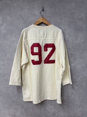 画像3: 2025秋冬　MARET(マレ)  　度詰め天竺ポロリングロンT　　1；白　　 (3)