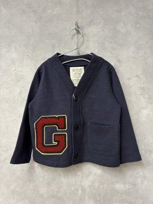 画像1: 2025秋冬 　GTH　  ウラケ レター カーディガン 　4；紺 (1)