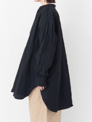 画像6: Veritecoeur    ウールリネンヨークシャツ　　 サイズ；F (6)