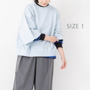 画像2: Veritecoeur   Pigment dye スウェットプルオーバー (2)