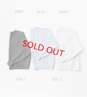 画像1: Veritecoeur   Pigment dye スウェットL/S (1)