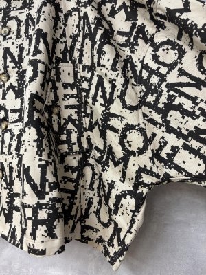 画像2: 2025秋冬　  nunuforme 　　ワイドジャケット　　Beige×black (2)