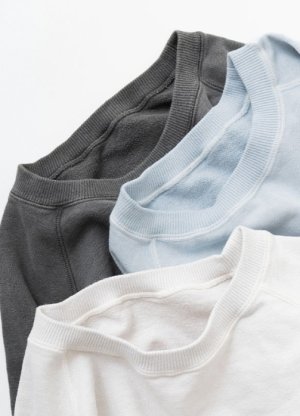 画像2: Veritecoeur   Pigment dye スウェットL/S (2)