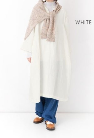 画像6: Veritecoeur    ウールリネンスキッパーワンピース　 サイズ；F (6)