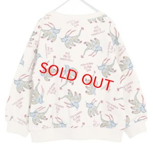 画像2: MakeYourDay　　不思議な犬柄トレーナー　　　カラー；アイボリー (2)