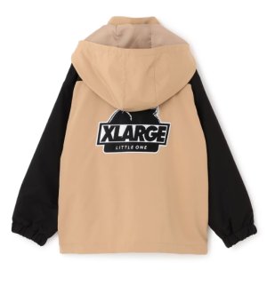 画像2: XLARGE KIDS　【3WAY】OGフードブルゾン   22；ベージュ (2)